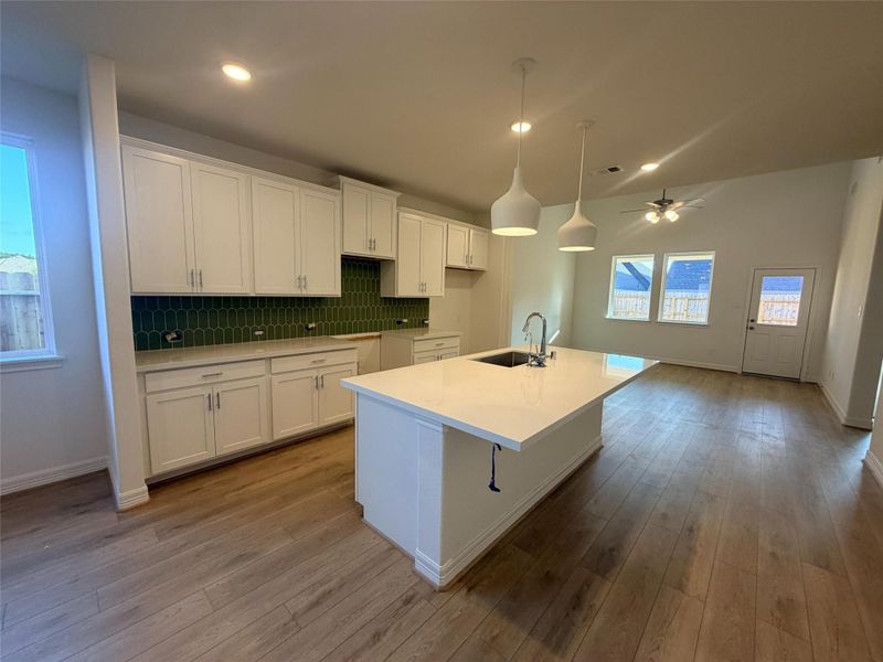 Actual progress of your home.