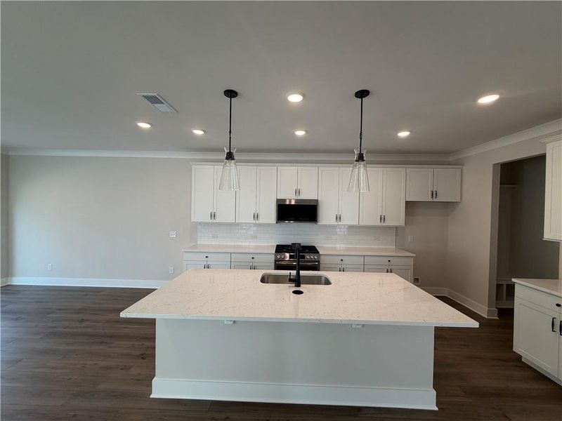 Furnished interior view inside a new home in , Dawsonville (Image 4).