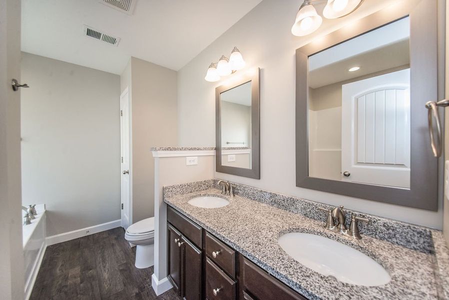 Representative furnished interior of a home built from the Bishop by Enchanted Homes in Arcadia Village, Spartanburg (Image 8).