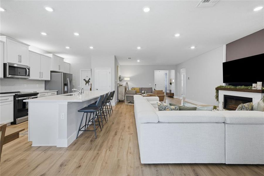 Furnished interior view inside a new home in Farm at Varrea, Plant City (Image 11).