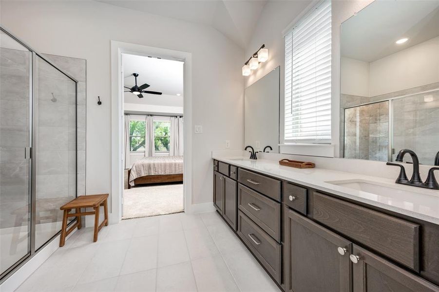 Furnished interior view inside a new home in , Little Elm (Image 28). Furnished interior view inside a new home in , Little Elm (Image 28).