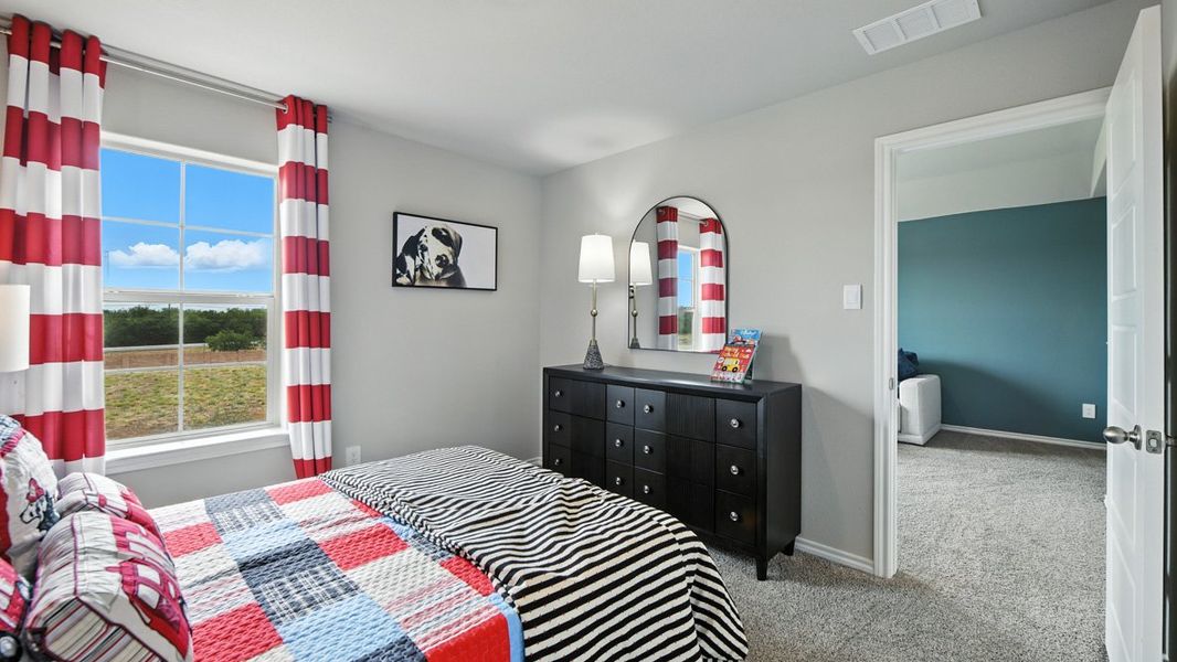 Furnished interior view inside a new home in Monarch at the Meadows, Ponder (Image 29).