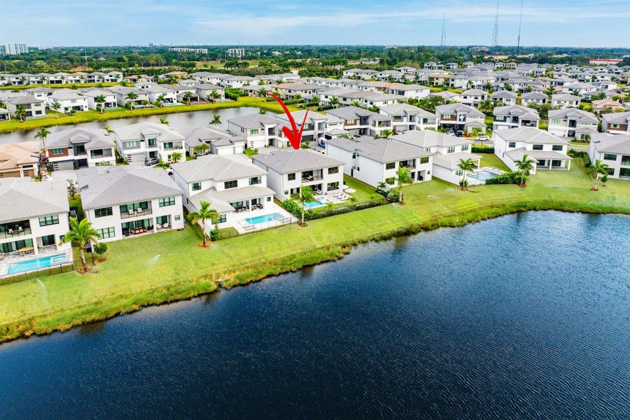 Front exterior of a new home in , Boca Raton, FL, highlighting curb appeal (Image 34). Front exterior of a new home in , Boca Raton, FL, highlighting curb appeal (Image 34).
