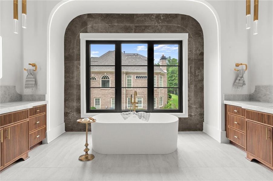 Furnished interior view inside a new home in , Alpharetta (Image 10).