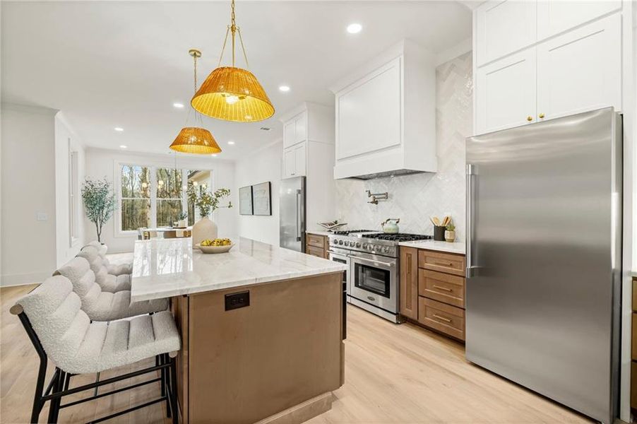 Furnished interior view inside a new home in , Canton (Image 10).