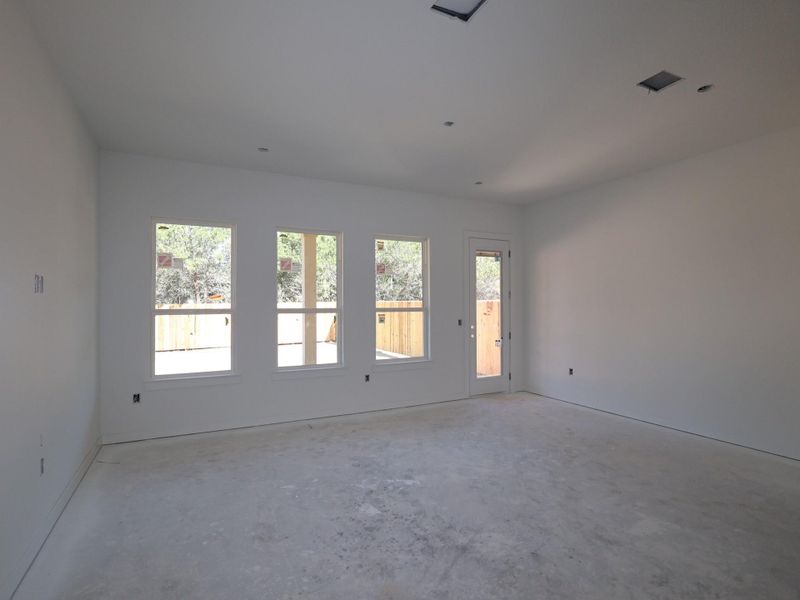 In-progress construction of a new home in Barksdale, Leander, TX (Image 29).