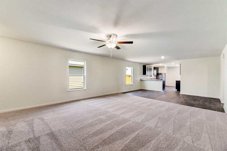 Living Rm/Dining Room/Kitchen