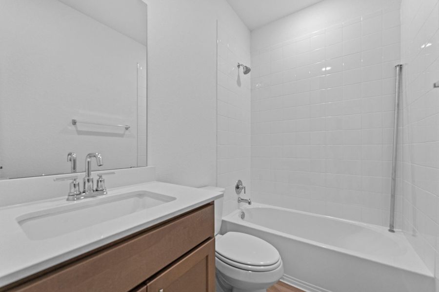 Furnished interior view inside a new home in Palomino, Manor (Image 11).