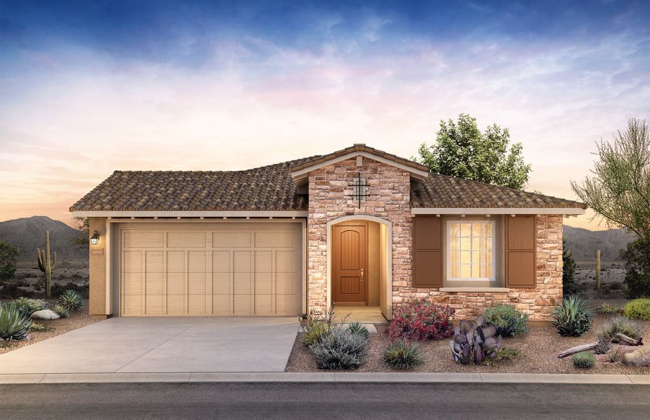 Front exterior of a home in the Altitude at Northpointe community, located in Peoria, AZ (Image 16).