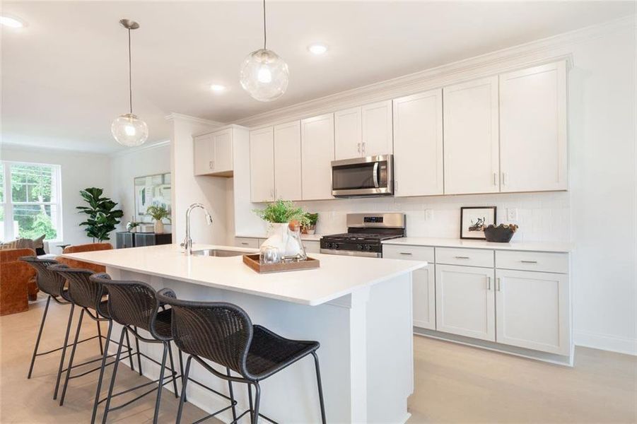 Furnished interior view inside a new home in , Sugar Hill (Image 9).