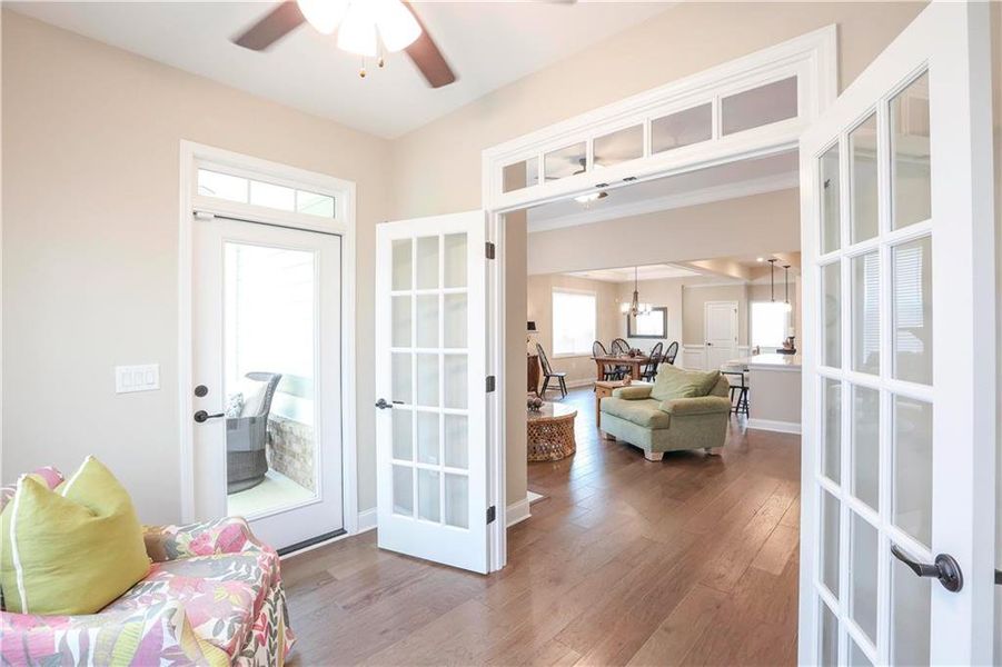 Furnished interior view inside a new home in , Cumming (Image 12). Furnished interior view inside a new home in , Cumming (Image 12).