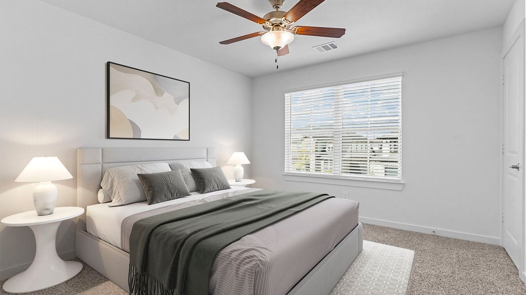Representative furnished interior of a home built from the ROCKDALE by D.R. Horton in Alexander, Pearland (Image 16). Representative furnished interior of a home built from the ROCKDALE by D.R. Horton in Alexander, Pearland (Image 16).