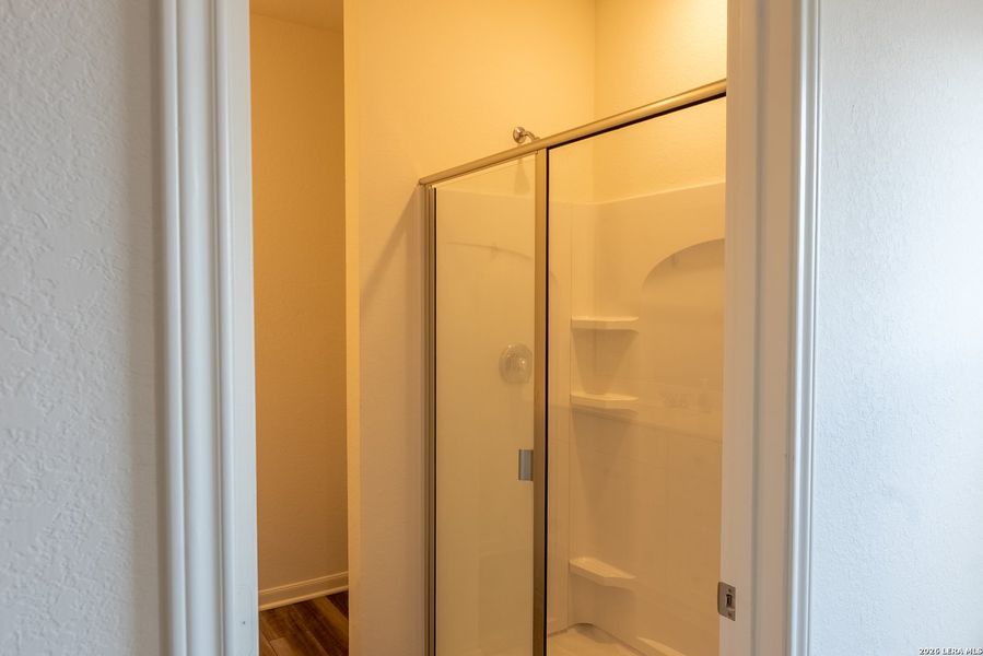 Close-up of interior finishes inside a home in Trails at Culebra, San Antonio (Image 14).