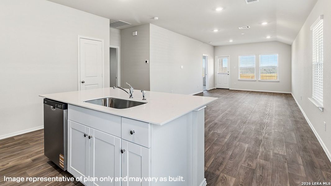 Furnished interior view inside a new home in Applewood, San Antonio (Image 6).