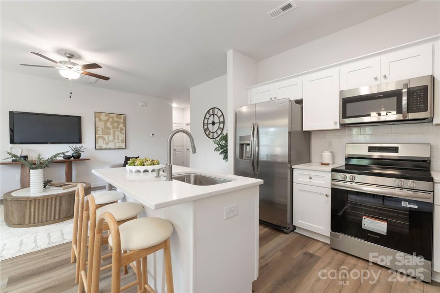 Furnished interior view inside a new home in , Mooresville (Image 14).