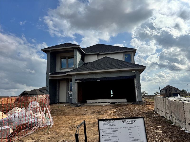 In-progress construction of a new home in , Richmond, TX (Image 13).