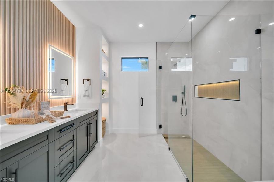 Furnished interior view inside a new home in , Lehigh Acres (Image 11).