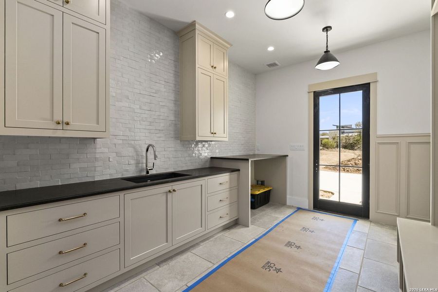 In-progress construction of a new home in , Boerne, TX (Image 22).