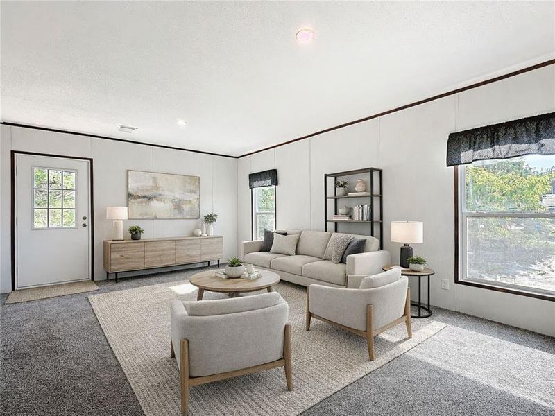 Furnished interior view inside a new home in , Pomona Park (Image 15).