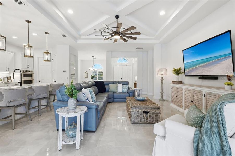 Furnished interior view inside a new home in The Reserve at Twin Rivers, Parrish (Image 16). Furnished interior view inside a new home in The Reserve at Twin Rivers, Parrish (Image 16).