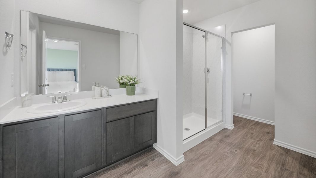 Furnished interior view inside a new home in Arbor Trails South, Princeton (Image 6). Furnished interior view inside a new home in Arbor Trails South, Princeton (Image 6).