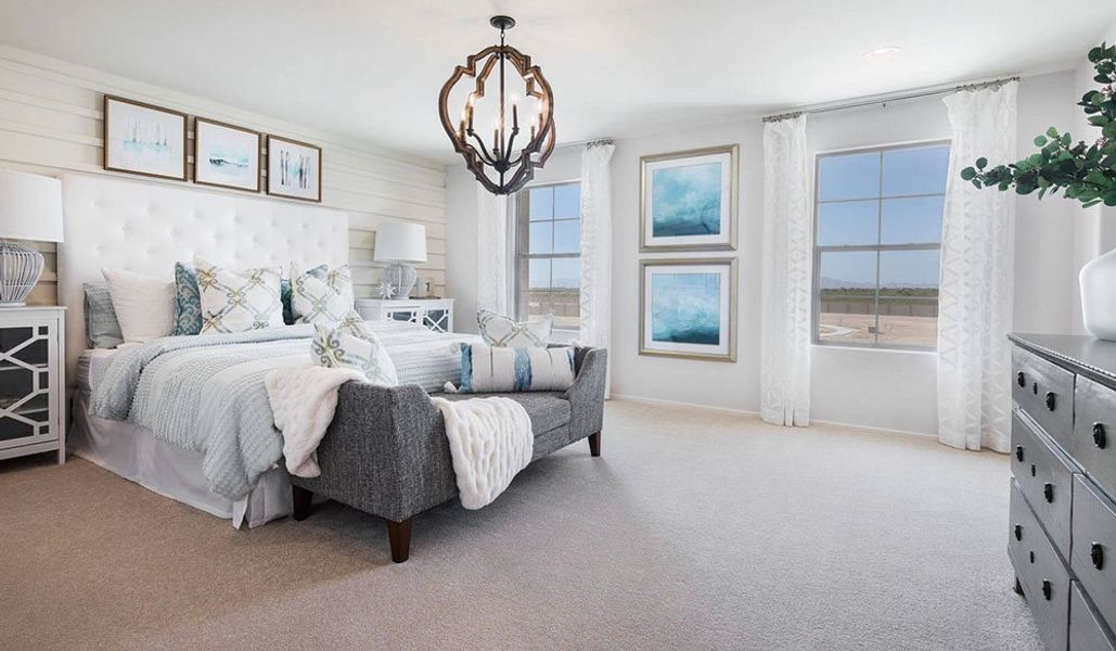 Representative furnished interior of a home built from the 35R4 by Taylor Morrison in Rio Vista at Rancho Mercado, Surprise (Image 5).