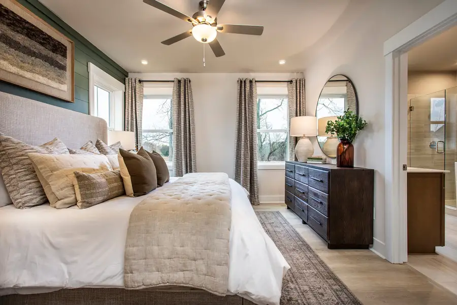 Furnished interior view inside a new home in Towne Village at Suwanee Dam, Sugar Hill (Image 7).