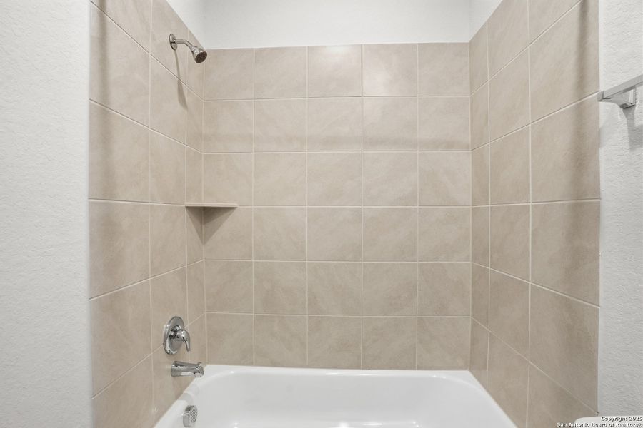 Close-up of interior finishes inside a home in Katzer Ranch, Converse (Image 10).