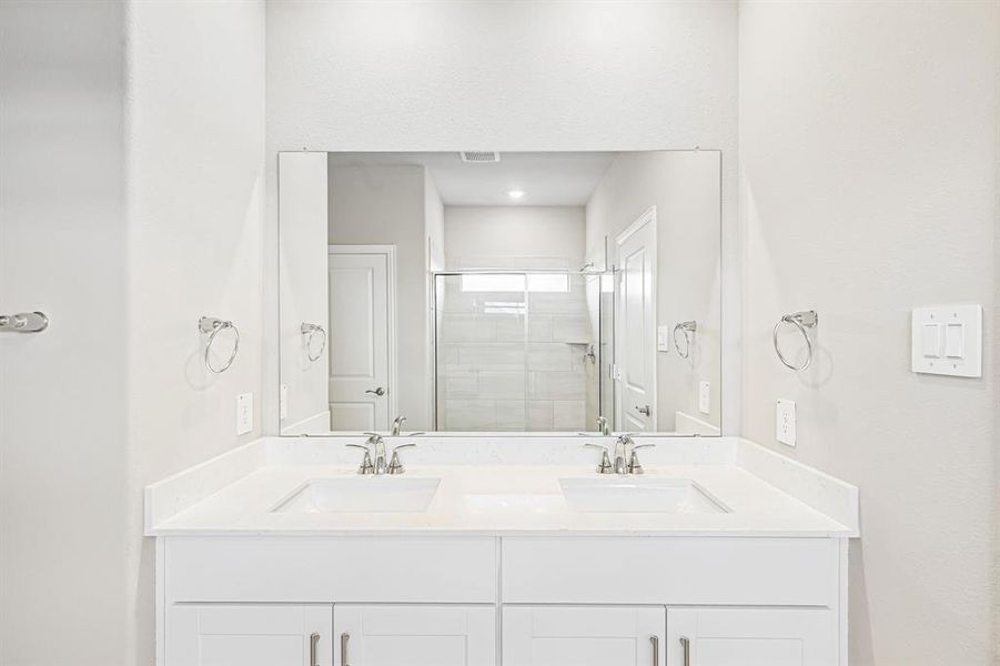 Furnished interior view inside a new home in Tesoro at Chisholm Trail Ranch, Crowley (Image 12).