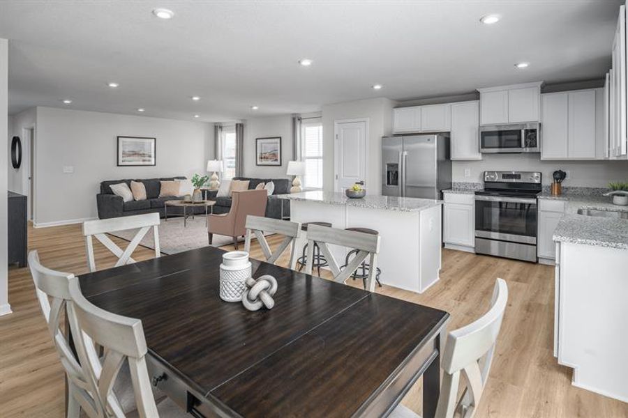 Furnished interior in a model home at Laney Farms in Pageland (Image 15).