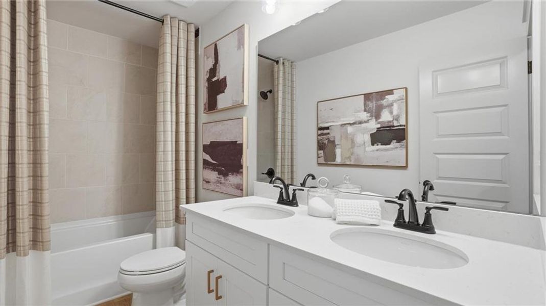Furnished interior view inside a new home in Brighton, Locust Grove (Image 29).