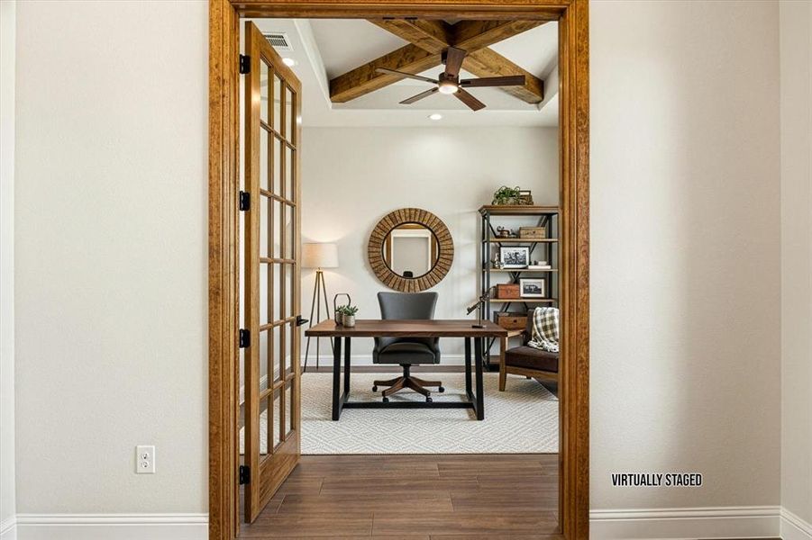 Furnished interior view inside a new home in , Cresson (Image 8).
