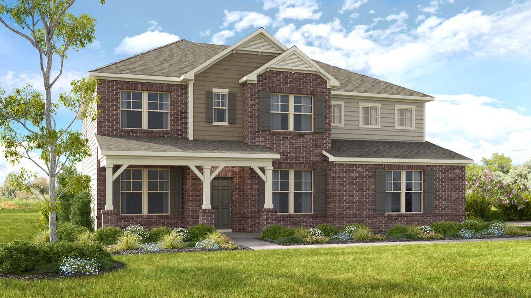 Representative exterior photo of a completed home built from the Easton by Taylor Morrison in Watson Park, Snellville, GA (Image 22).