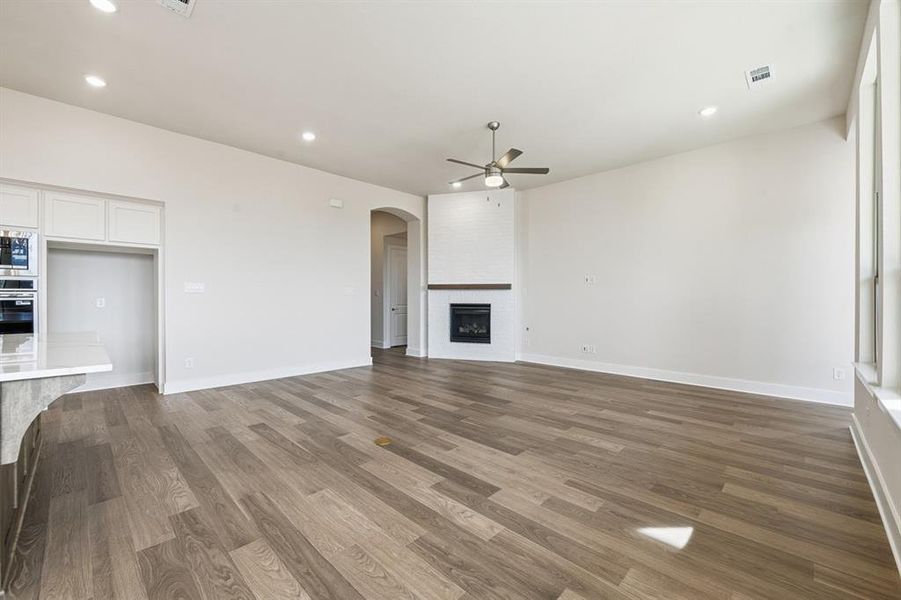 Spacious, unfurnished interior of a new home in Wildflower Ranch: 60ft. lots, Dish (Image 25).