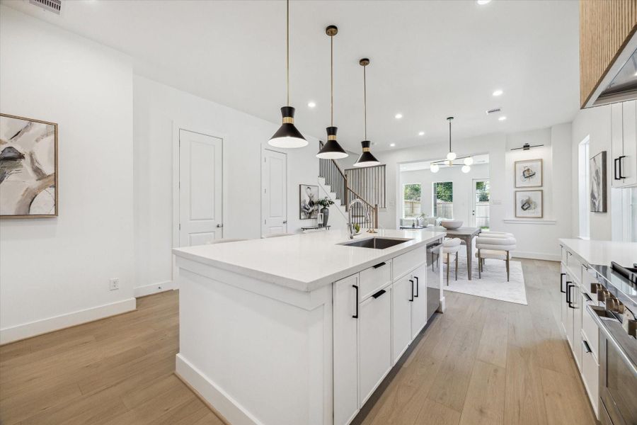 Furnished interior view inside a new home in , Houston (Image 30).
