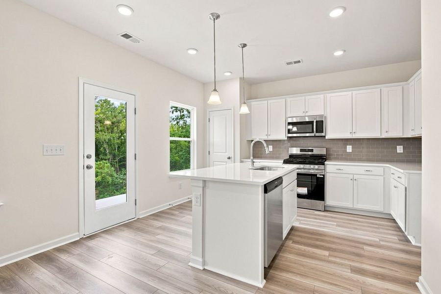 Furnished interior view inside a new home in Hampshire Hills, Columbia (Image 8).
