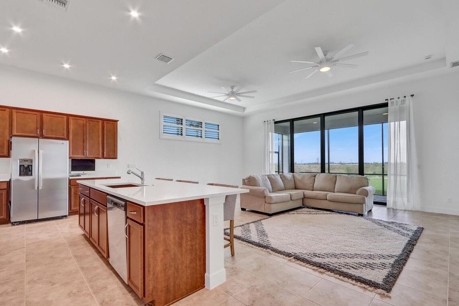 Furnished interior view inside a new home in , Port St. Lucie (Image 17). Furnished interior view inside a new home in , Port St. Lucie (Image 17).