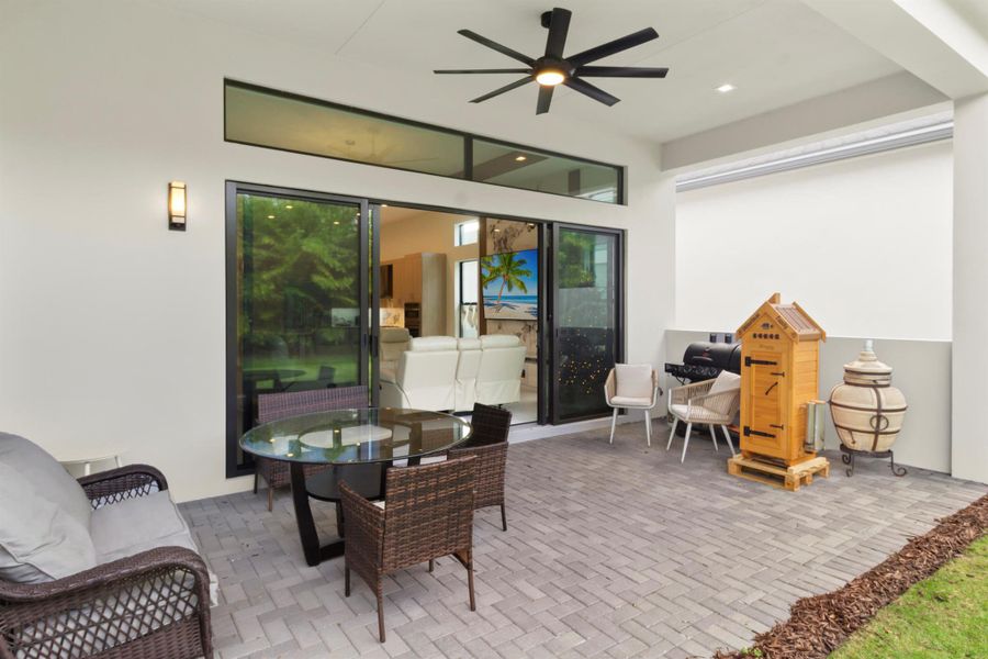 Exterior details and patio area of a home in , Boca Raton (Image 43). Exterior details and patio area of a home in , Boca Raton (Image 43).