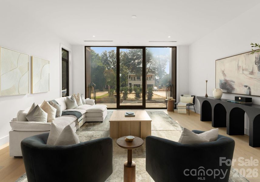 Furnished interior view inside a new home in , Charlotte (Image 15).