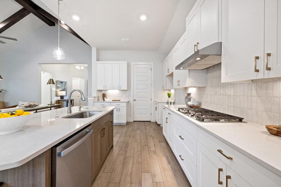 Furnished interior view inside a new home in Sweetwater, Austin (Image 15).