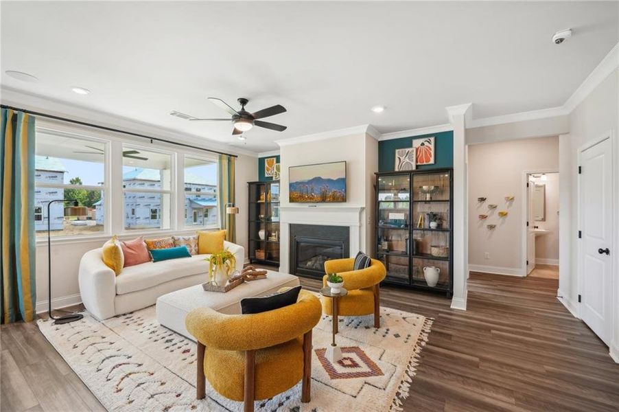 Furnished interior view inside a new home in Bennett Farm, Loganville (Image 32). Furnished interior view inside a new home in Bennett Farm, Loganville (Image 32).