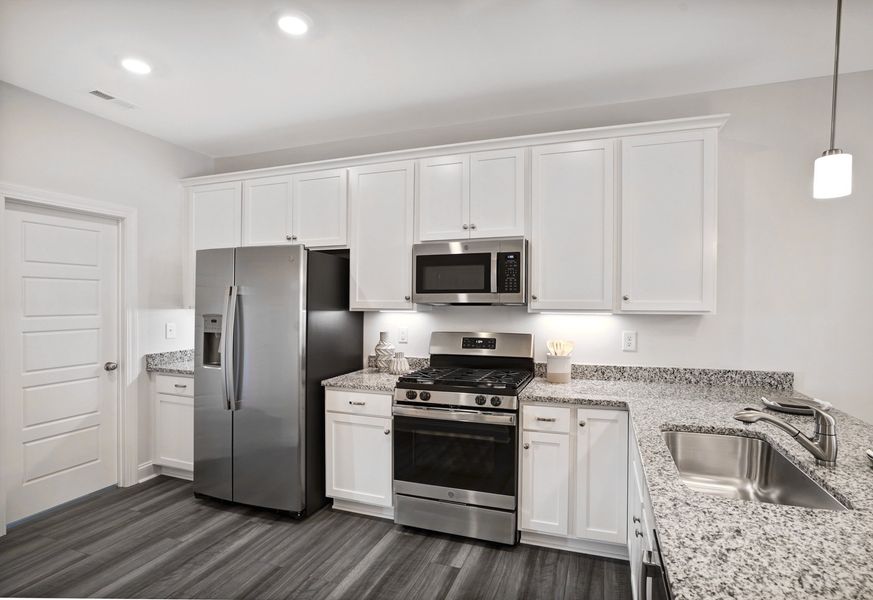 Representative furnished interior of a home built from the The Princeton B by Cothran Homes in Reidville Town Center, Reidville (Image 11).