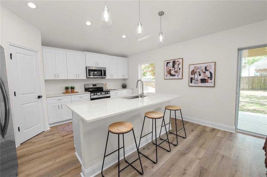Furnished interior view inside a new home in , Eagle Lake (Image 29).