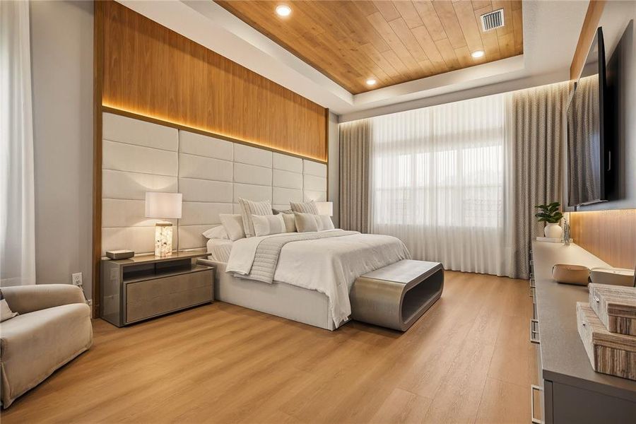 Furnished interior view inside a new home in Avalon Ridge, Winter Garden (Image 40).