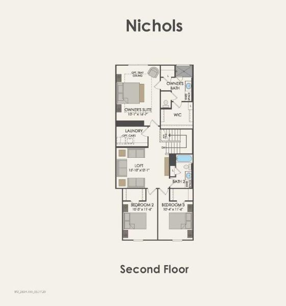 Pulte Homes, Nichols floor plan