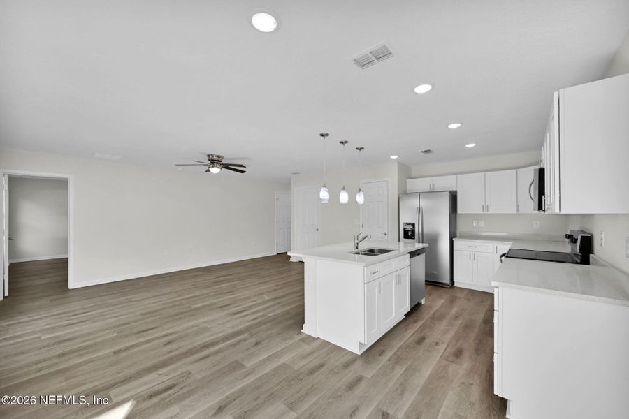 Furnished interior view inside a new home in , Jacksonville (Image 10).