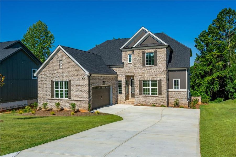 Front exterior of a new home in , Jefferson, GA, highlighting curb appeal (Image 18).