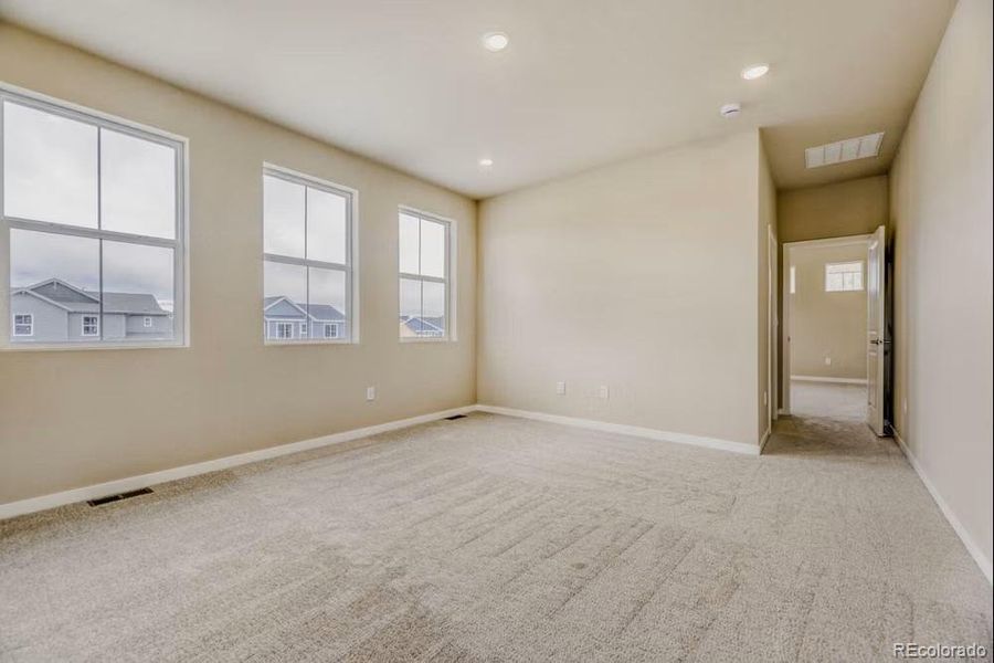 Sierra A - Primary Bedroom - Picture not of actual home