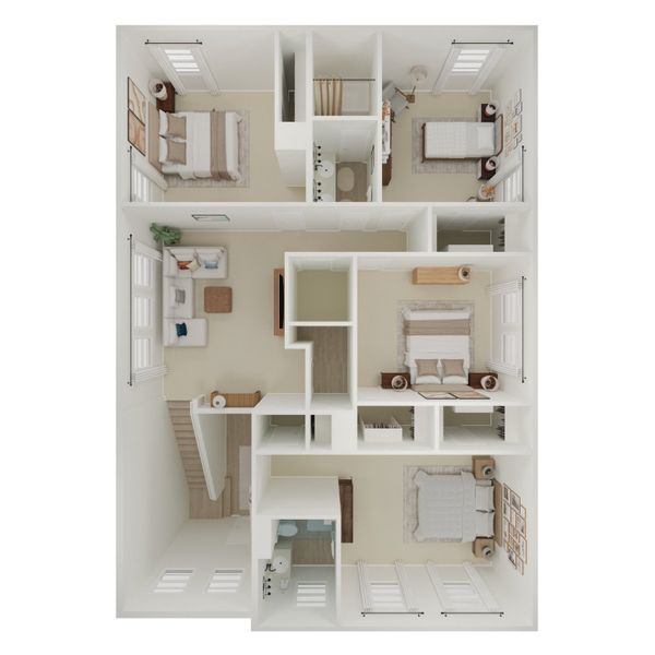 Image 32 representing the Bay Point by K. Hovnanian® Homes in Sea Island Collective, Beaufort, SC.