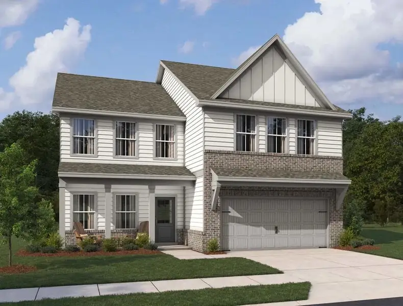 Rendering is for illustrative purposes. Actual exterior selections may vary by homesite. Rendering is for illustrative purposes. Actual exterior selections may vary by homesite.